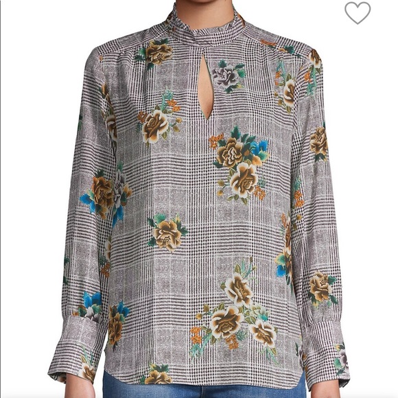 NWOT Supply and Demand Keyhole Blouse Size S - Picture 1 of 7